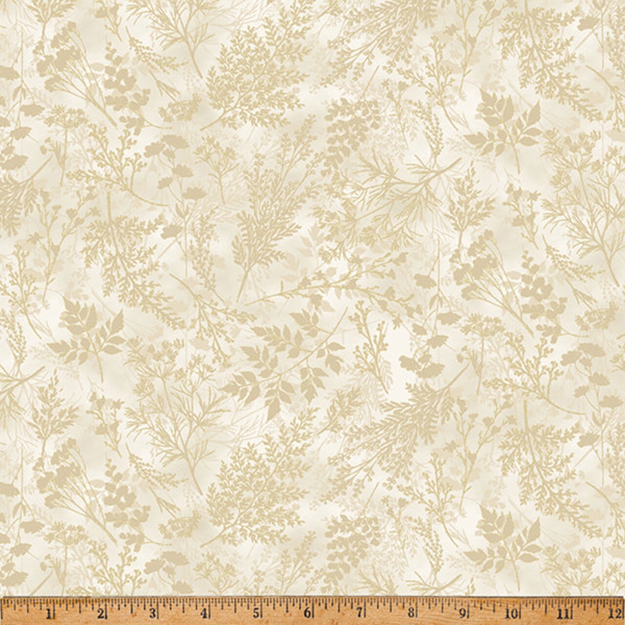 Fabric Hoffman Natural Tonal Stems Harvest Bouquet by the Quarter Yard X5546-20
